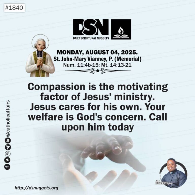 The Heart That Feeds: Jesus’ Compassion and Your Pain – Memorial of St. John Mary Vianney, Priest